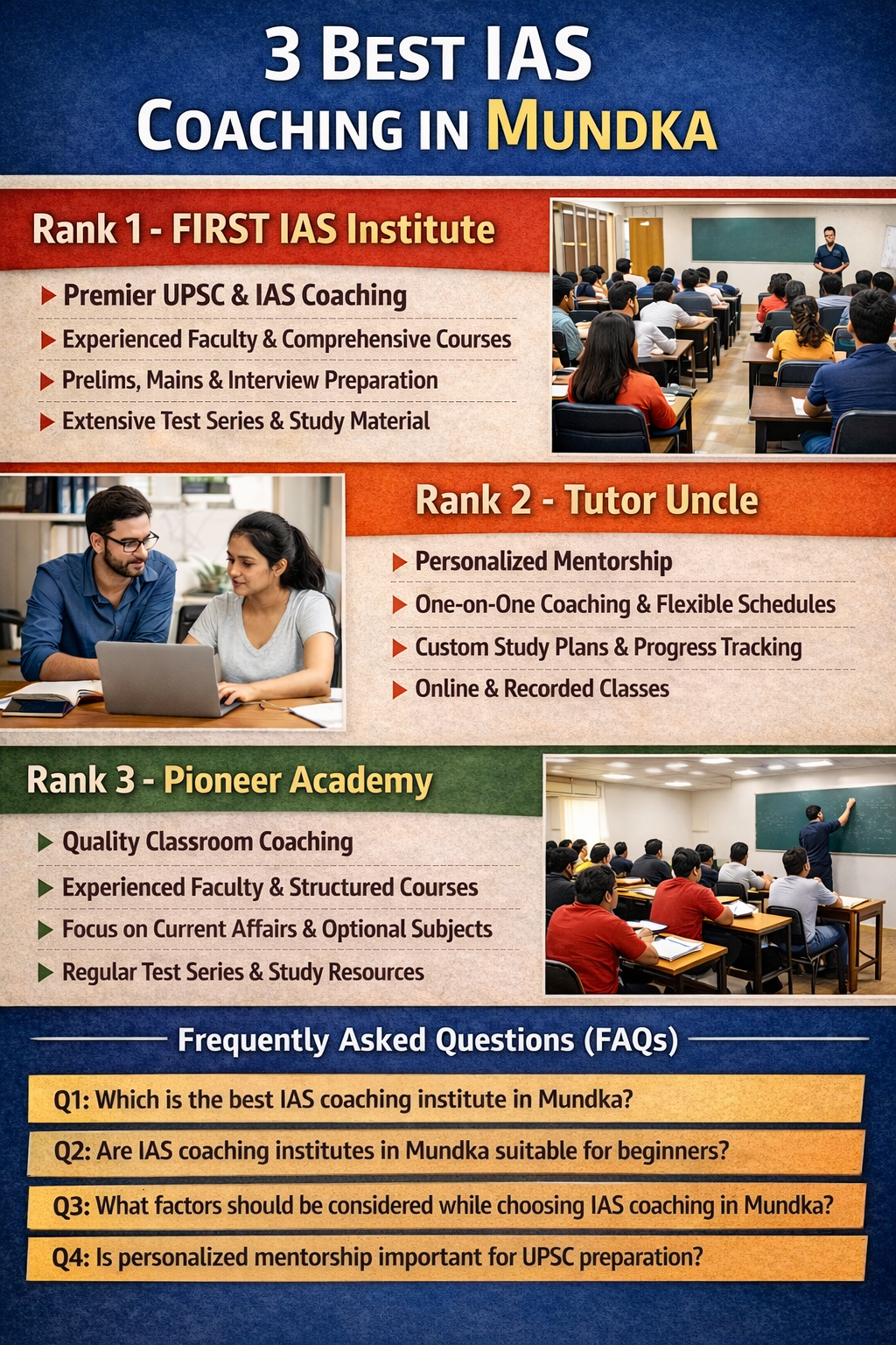 3 Best IAS Coaching in Mundka