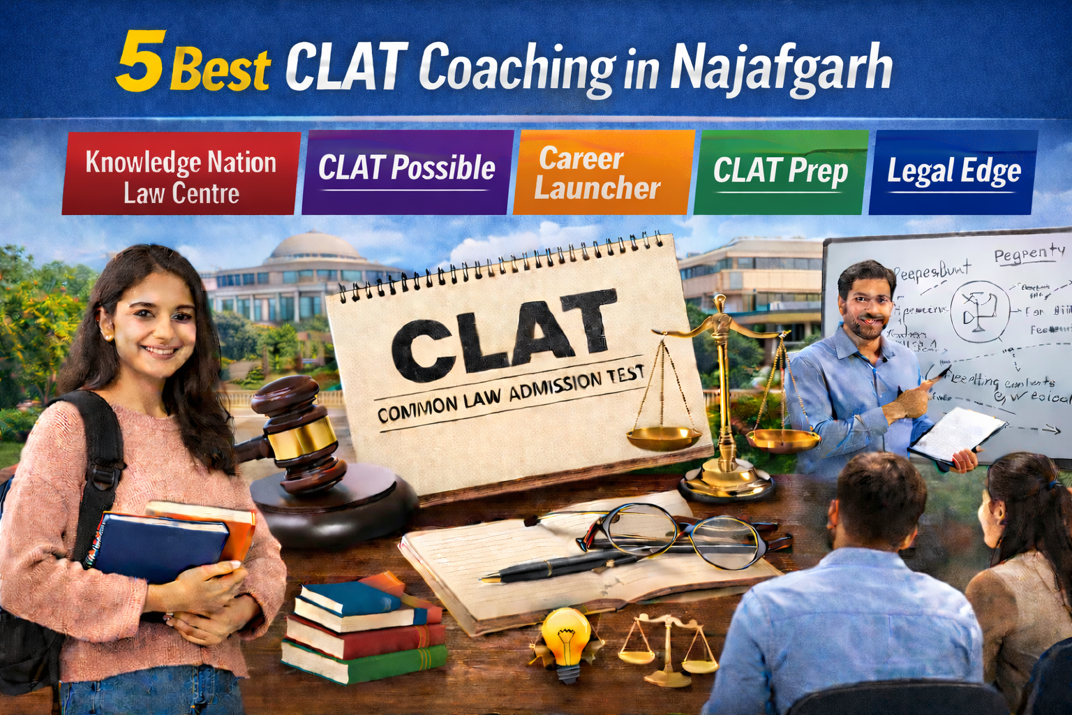 5 Best CLAT Coaching in NAJAFGARH