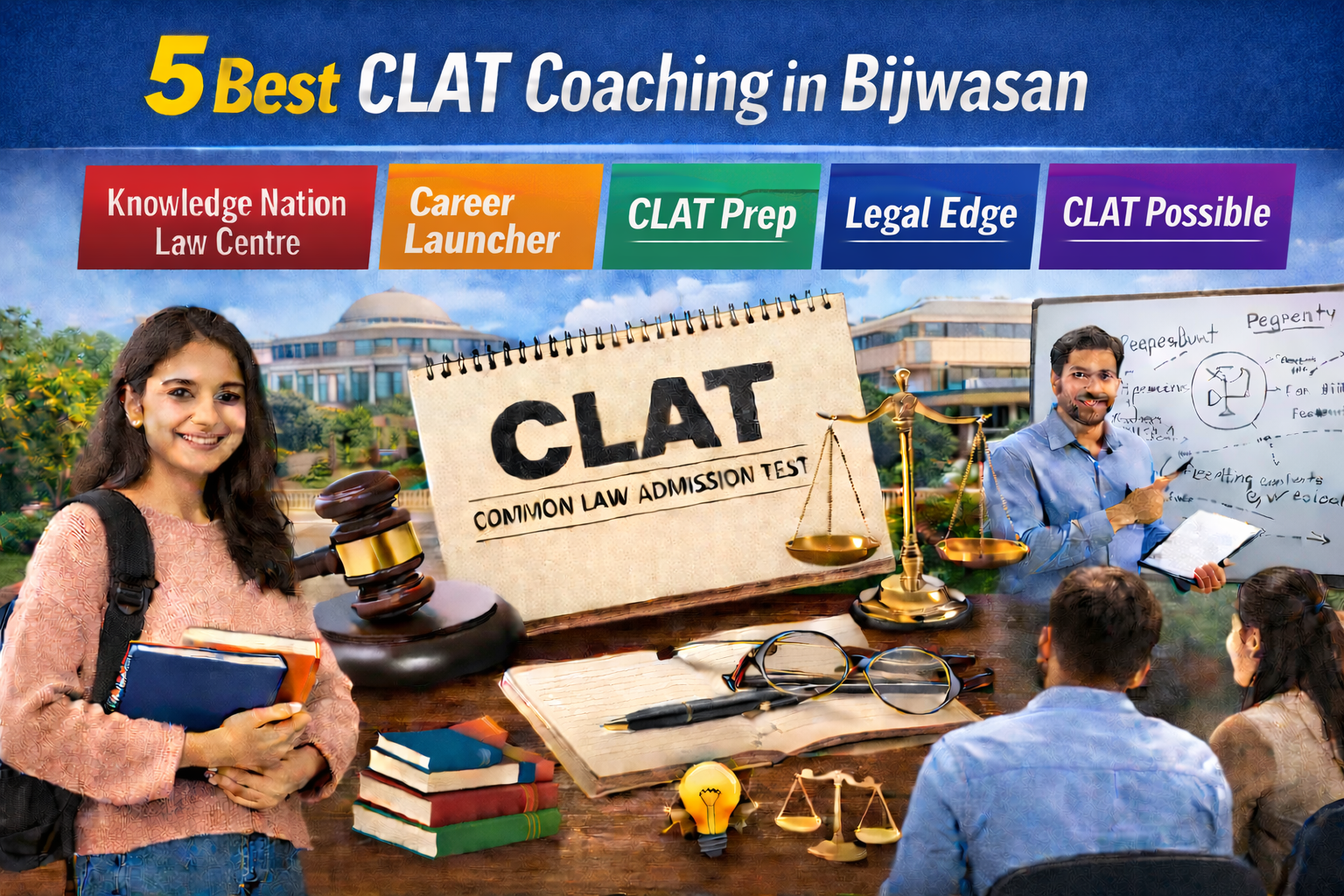5 Best CLAT Coaching in BIJWASAN