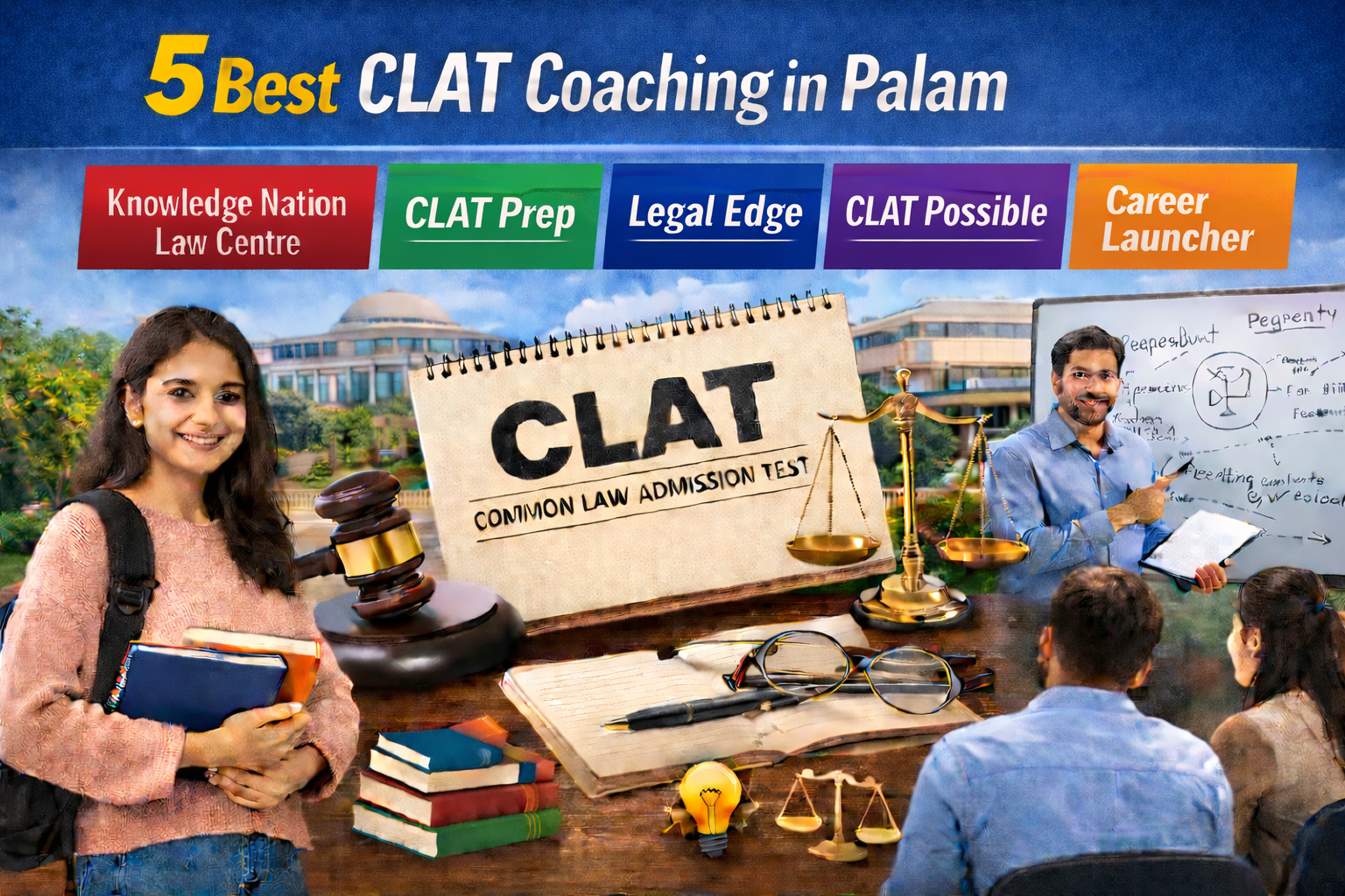 5 Best CLAT Coaching in PALAM
