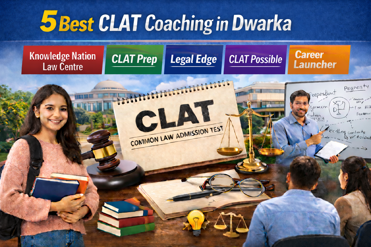 5 Best CLAT Coaching in DWARKA