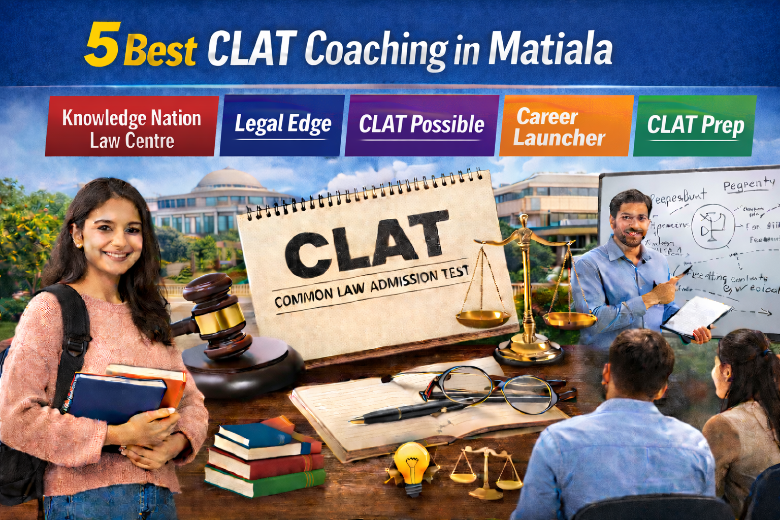 5 Best CLAT Coaching in MATIALA