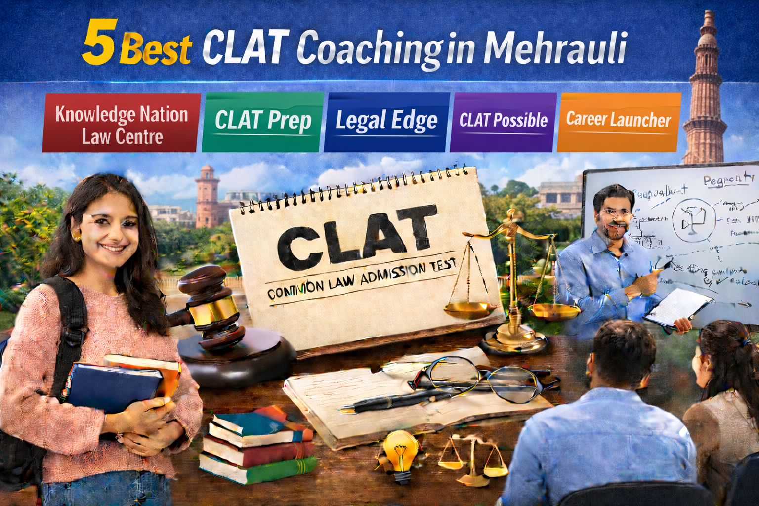5 Best CLAT Coaching in Mehrauli