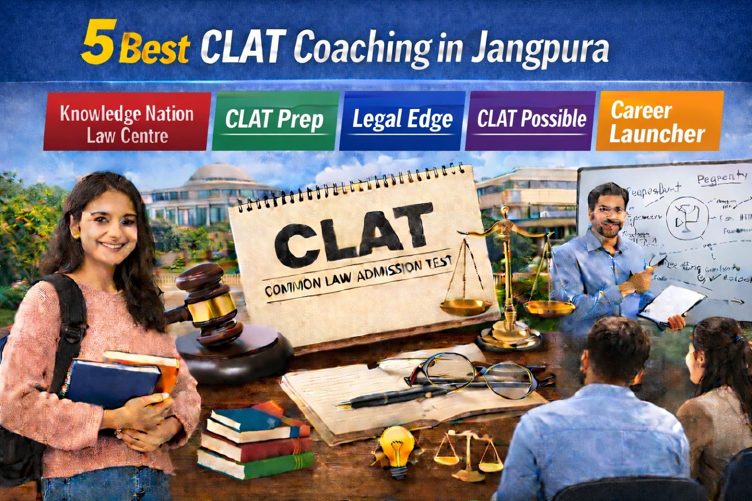 5 Best CLAT Coaching in Jangpura