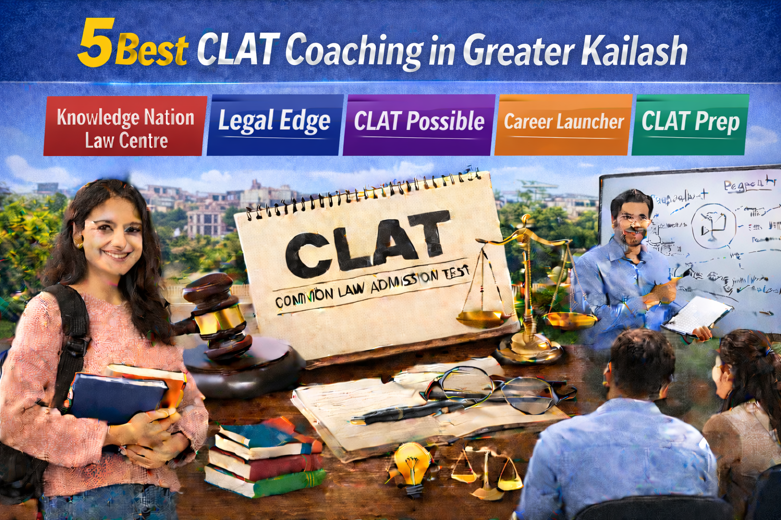5 Best CLAT Coaching in Greater Kailash