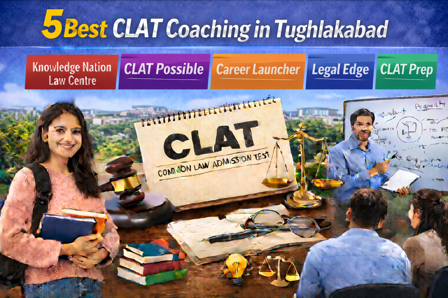 5 Best CLAT Coaching in Tughlakabad
