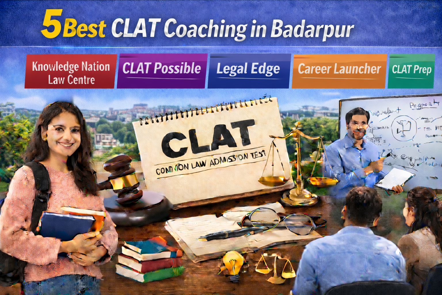 5 Best CLAT Coaching in Badarpur