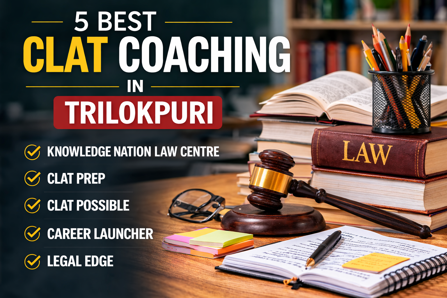 5 Best CLAT Coaching in Trilokpuri