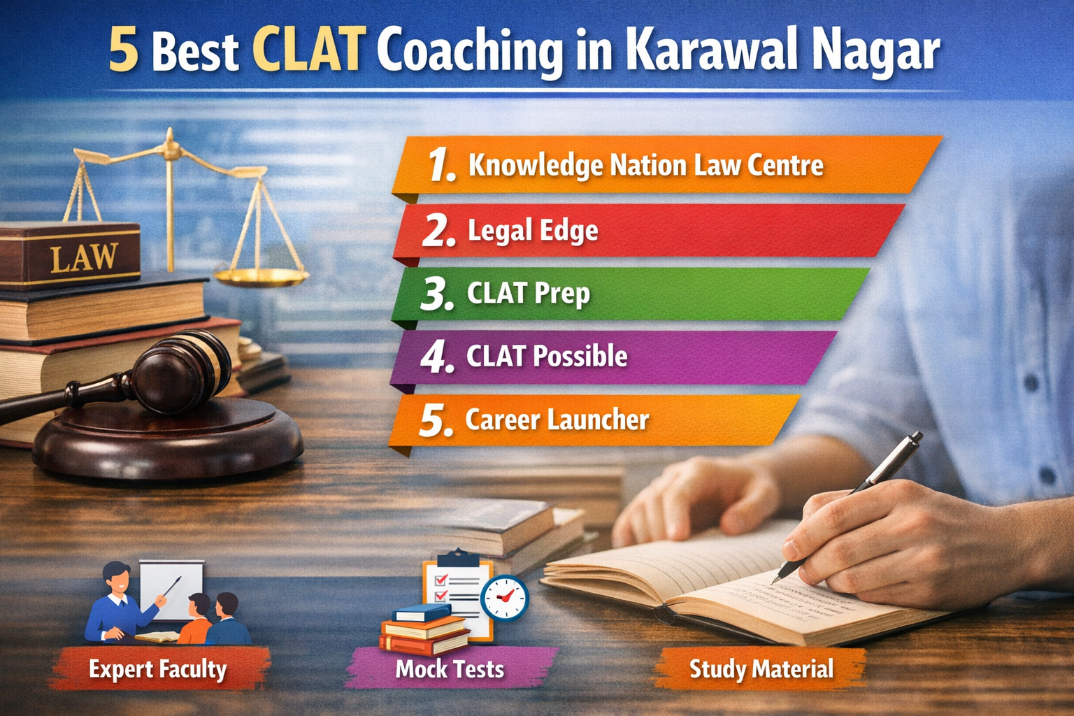 5 Best CLAT Coaching in Karawal Nagar