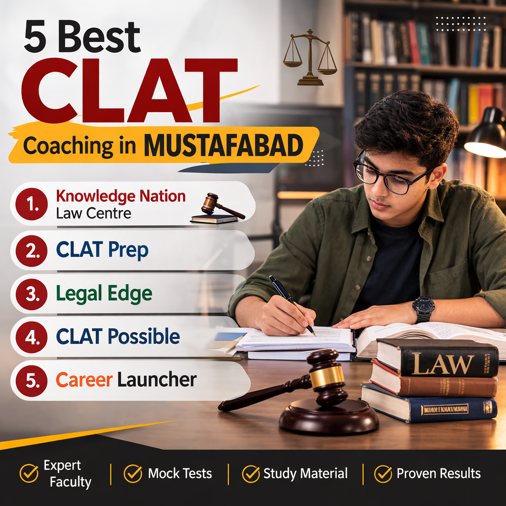 5 Best CLAT Coaching in Mustafabad
