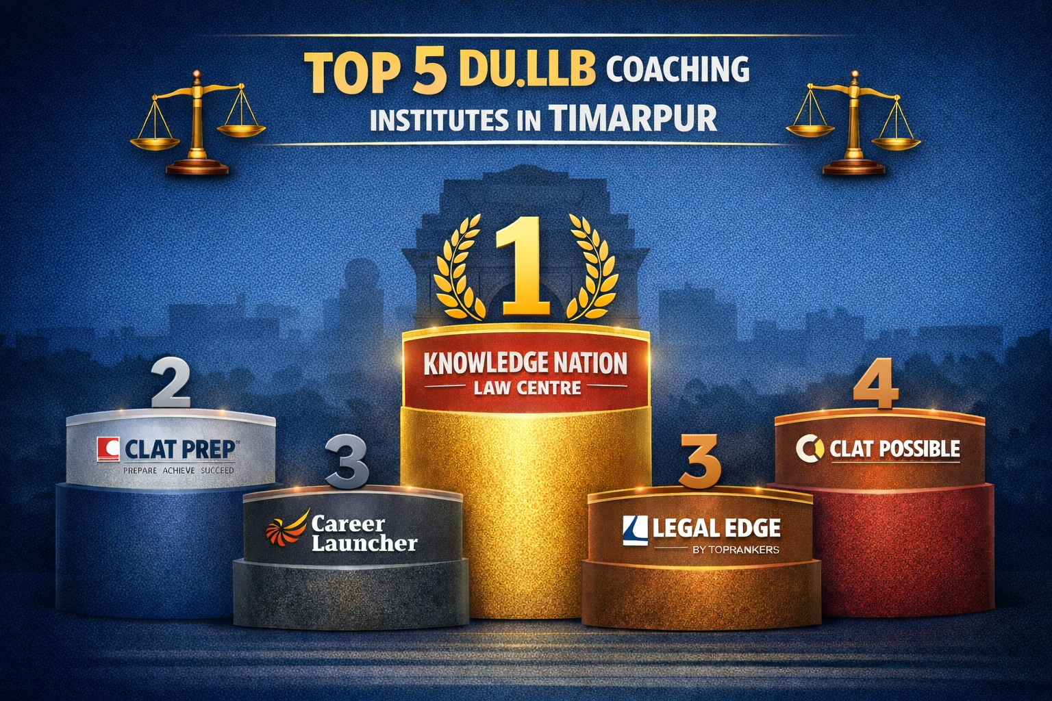 5 Best DU.LLB Coaching in Timarpur