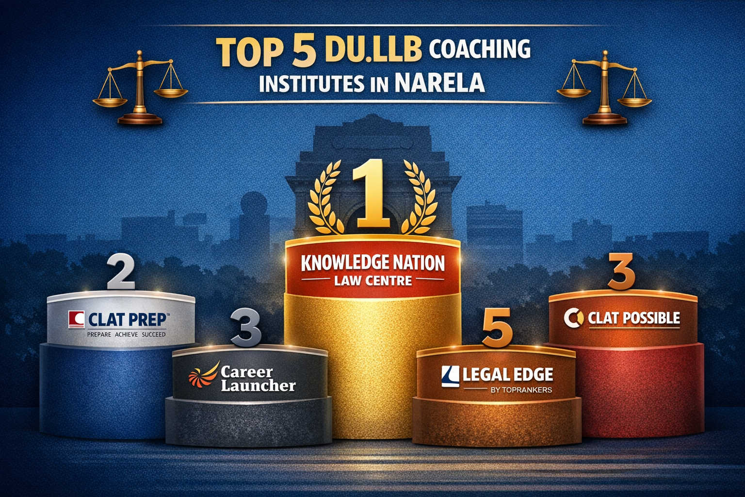 5 Best DU.LLB Coaching in Narela