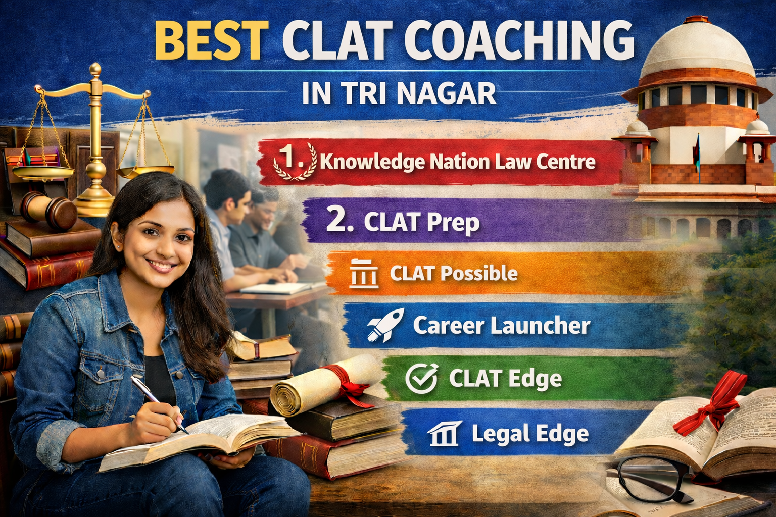 5 Best CLAT Coaching in Tri Nagar