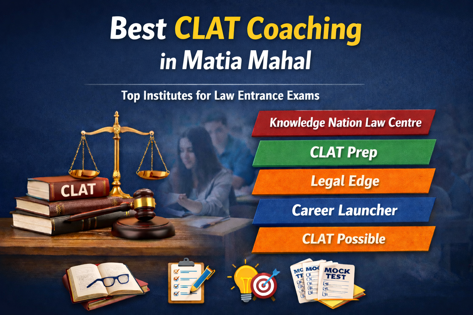 5 Best CLAT Coaching in Matia Mahal