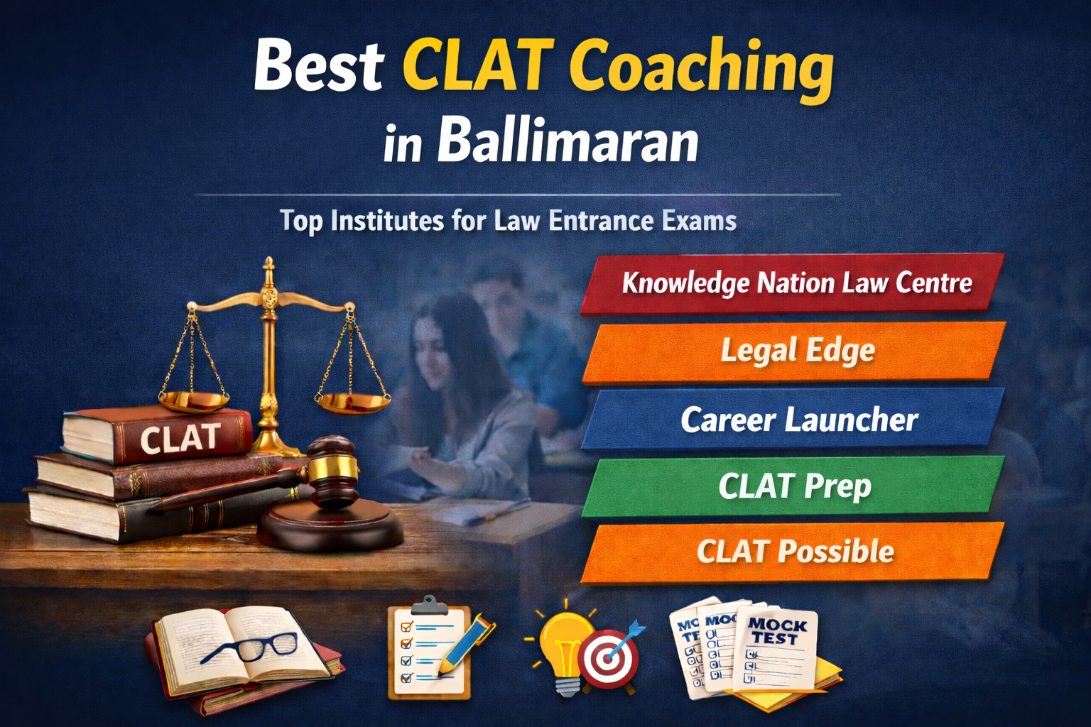 5 Best CLAT Coaching in Ballimaran