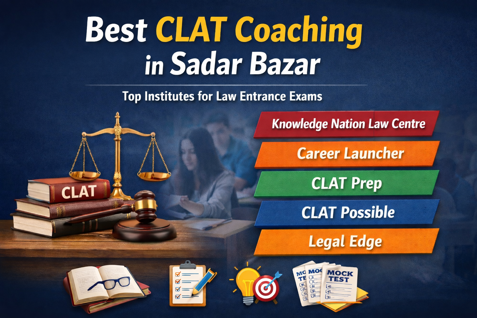 5 Best CLAT Coaching in Sadar Bazar