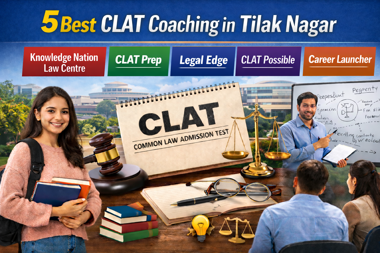 5 Best CLAT Coaching in TILAK NAGAR