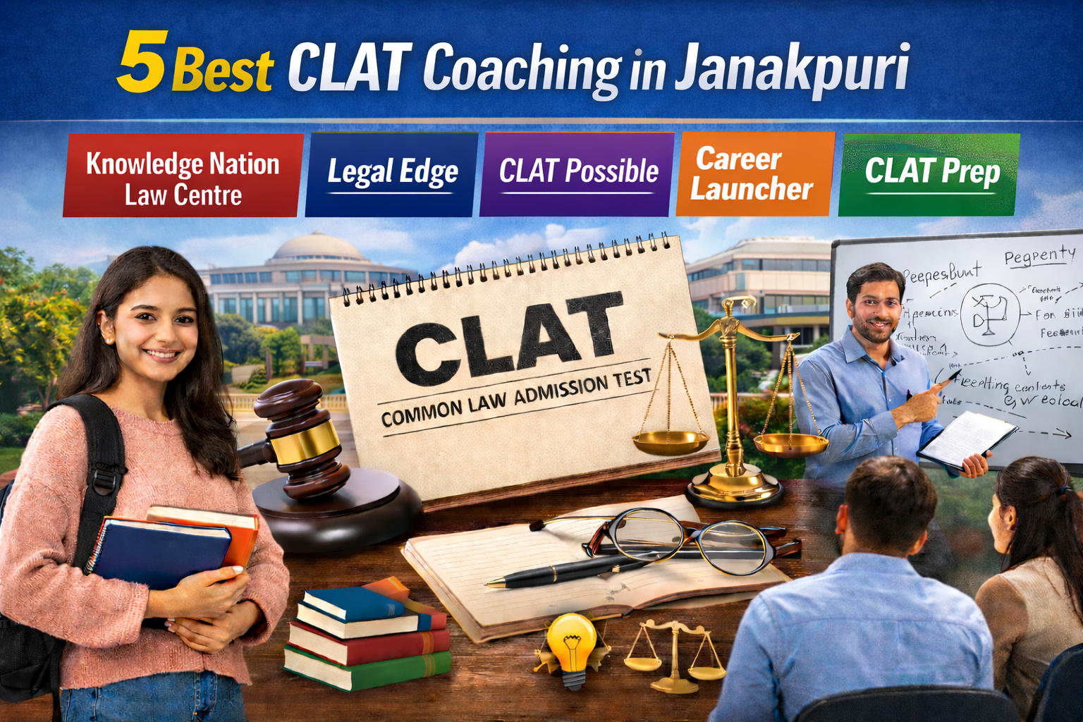 5 Best CLAT Coaching in Janakpuri
