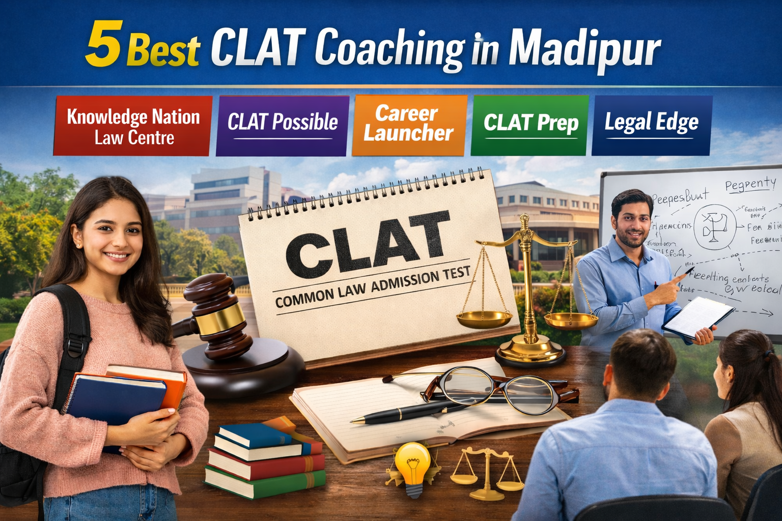 5 Best CLAT Coaching in MADIPUR