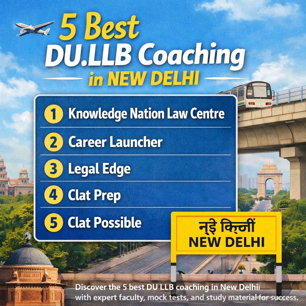 5 Best DU.LLB Coaching in New Delhi