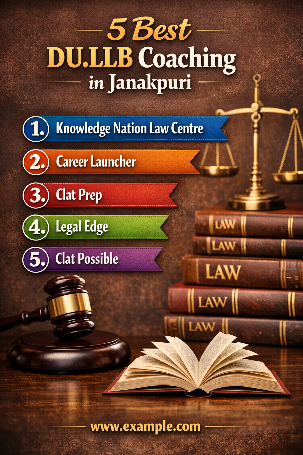 5 Best DU.LLB Coaching in Janakpuri