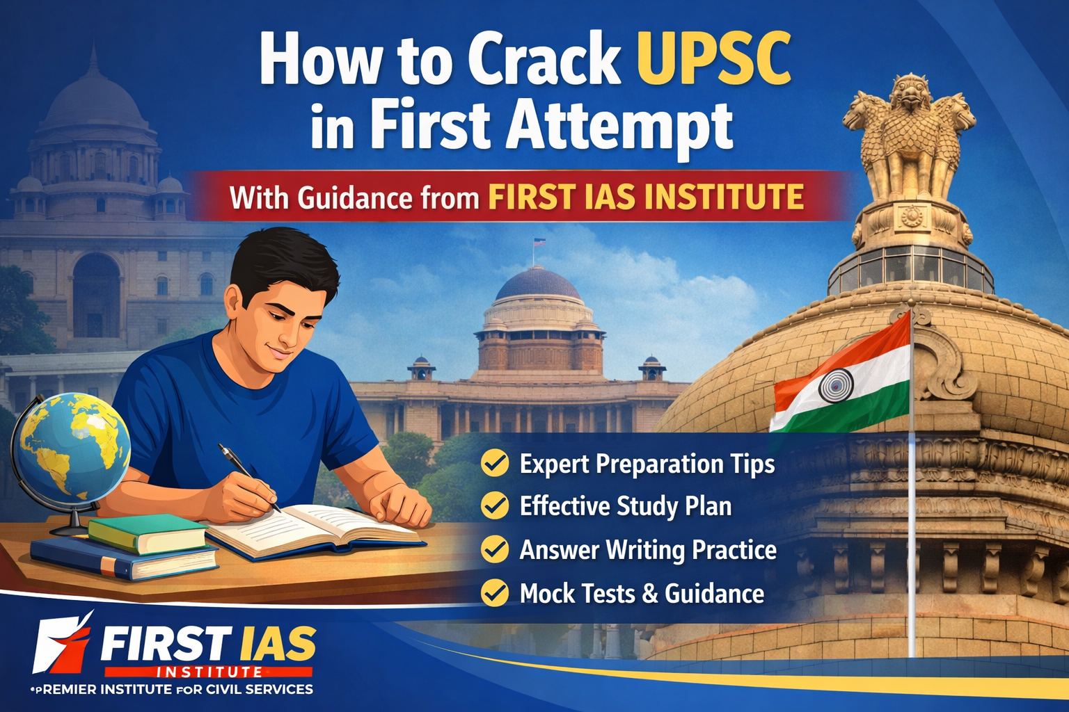 How to Crack UPSC in First Attempt with Guidance from FIRST IAS INSTITUTE