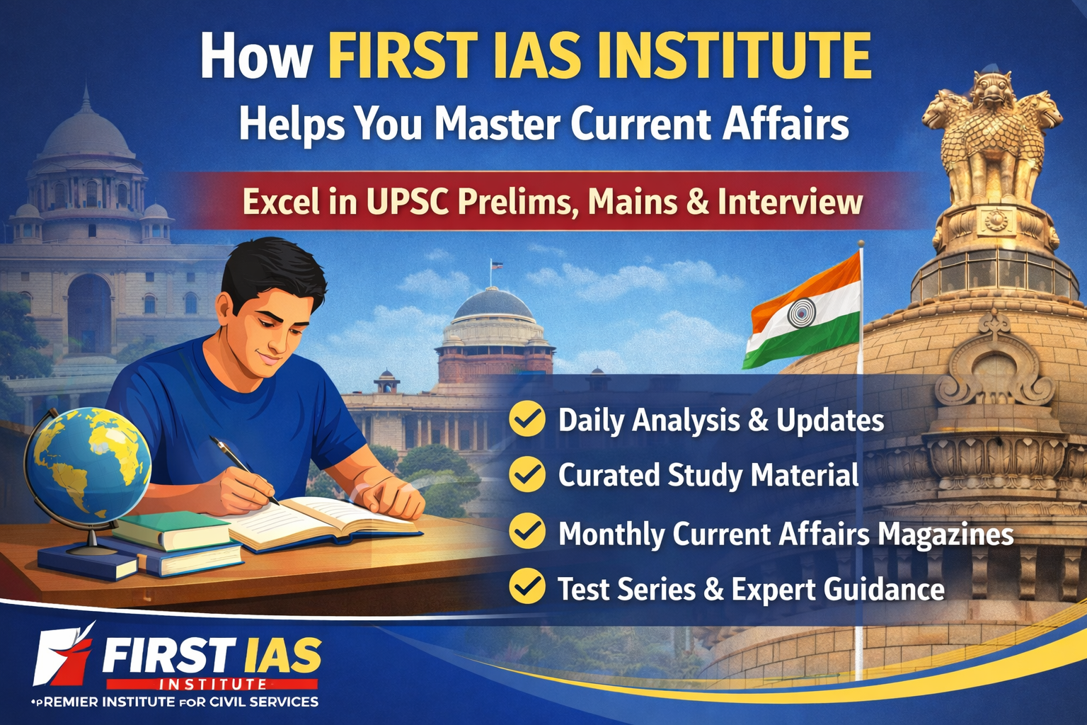 How FIRST IAS INSTITUTE Helps You Master Current Affairs